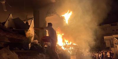 Katil İsrail gece boyu Gazze'yi vurdu:100 Şehit