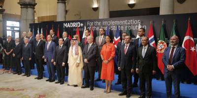 Madrid’de 20 ülkeden, Filistin'de iki devletli çözüm talebi