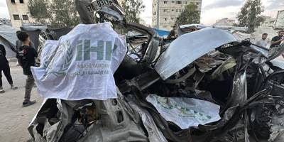 Soykırımcı İsrail'in saldırısında 5 İHH çalışanı hayatını kaybetti