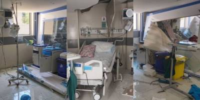 Siyonist teröristler, İran'da hastane binasını hedef aldı