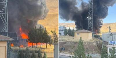 Batman OSB'de fabrika yangını