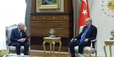 Erdoğan, Bahçeli ile görüştü