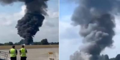 Londra’da yolcu uçağı düştü