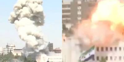 Teröristler Suriye'yi vurmaya devam ediyor; Şam'da büyük patlama