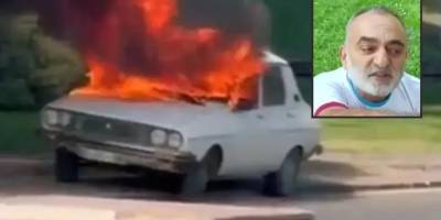 Meclis önünde 'Toros' yakan şahıs tutuklandı