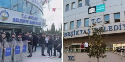 Avcılar ve Beşiktaş Belediyesi'ne operasyon