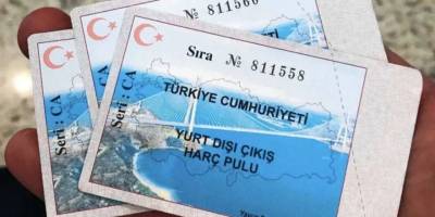 Yurt dışı çıkış harcında yeni zam