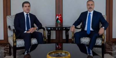 Neçirvan Barzani Ankara’da Hakan Fidan ile görüştü