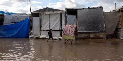 Gazze’de Şiddetli Fırtına Felakete Dönüştü