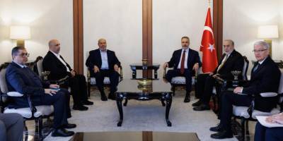 Dışişleri Bakanı Fidan, Hamas heyetiyle görüştü