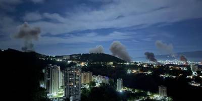 Venezuela'nın başkenti Caracas'ta patlama sesleri!