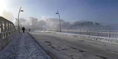 Ardahan dondu: Eksi 39,7 derece!