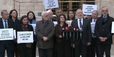 DEM Parti: Suriye'nin toprak bütünlüğünü tartışan yok, Halep’te SDG yok