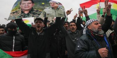 Kürdistan Bölgesi'nde Rojava'ya destek gösterileri