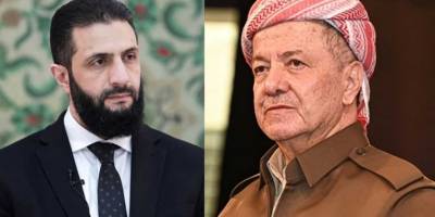 Başkan Barzani'den Ahmed Şara'ya: Kürtlerin hakları ve onurları korunmalı