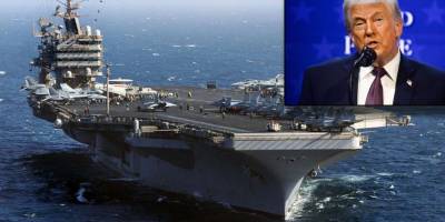 Trump'tan İran'a tehdit: O yöne giden büyük bir filomuz var