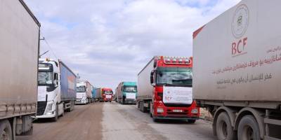 Barzani Yardım Vakfı Kamışlo’da: 114 tır dolusu yardım Rojava’ya ulaştı