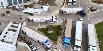 Rûdaw’ın 80 tırlık yardım konvoyu dualar eşliğinde Rojava’ya gönderildi