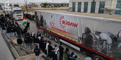 Rojava için ikinci yardım konvoyu Erbil'den yola çıktı