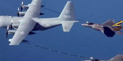 ABD ordusuna ait yakıt ikmal uçakları, İsrail'in Ben Gurion Havalimanı'na indi