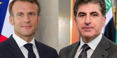 Neçirvan Barzani, Macron ile Bölgesel Krizi Görüştü
