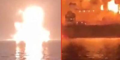 Irak Açıklarında Amerikan Ve Yunan Tankerleri Vuruldu