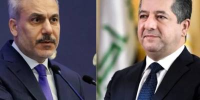 Hakan Fidan’dan Mesrur Barzani’ye Taziye Telefonu