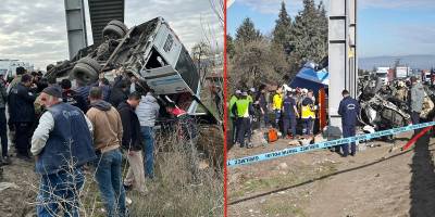 Ankara'da halk otobüsü üst geçide çarptı: 4 ölü, 13 yaralı