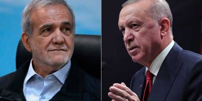 Erdoğan, Pezeşkiyan ile görüştü