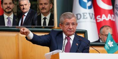 Davutoğlu: Bu üçlü çete Türkiye'ye 10 yıl kaybettirdi