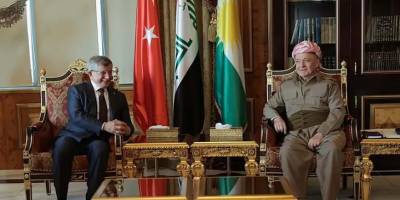 Başkan Barzani, Ahmet Davutoğlu ile Bölgesel Gelişmeleri Görüştü