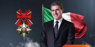 İtalya, en yüksek devlet nişanını Neçirvan Barzani'ye takdim edecek