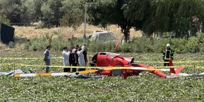Ankara'da eğitim helikopteri düştü: Pilot hayatını kaybetti
