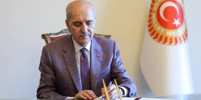 TBMM Başkanı Kurtulmuş "çerçeve yasayı" imzaladı