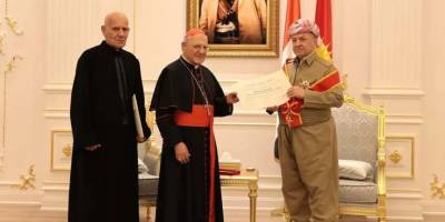 Başkan Barzani’ye Vatikan Papası’ndan yüksek düzeyde onur nişanı