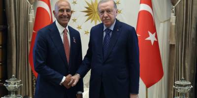 Cumhurbaşkanı Erdoğan, ABD Ankara Büyükelçisi Barrack'ı kabul etti