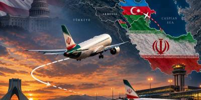 İran uçağı Azerbaycan üzerinden geçemedi