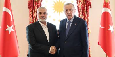 Cumhurbaşkanı Erdoğan, Hamas Siyasi Büro Başkanı Haniye'yi kabul etti