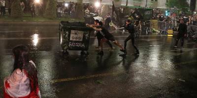 Gürcistan sokaklarında kaos devam ediyor