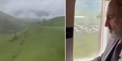 Ermenistan Başbakanı Paşinyan'ın helikopteri acil iniş yaptı