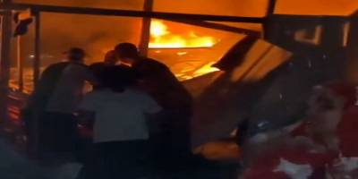 Siyonist Çete İsrail çadırları bombaladı;Çok sayıda şehit var